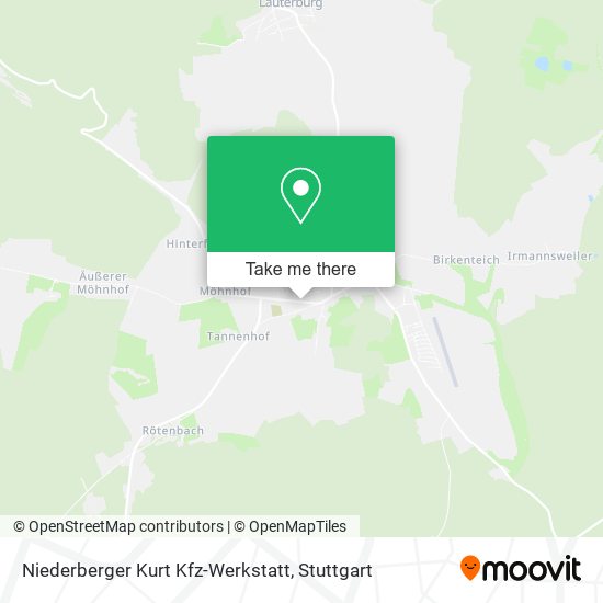 Niederberger Kurt Kfz-Werkstatt map