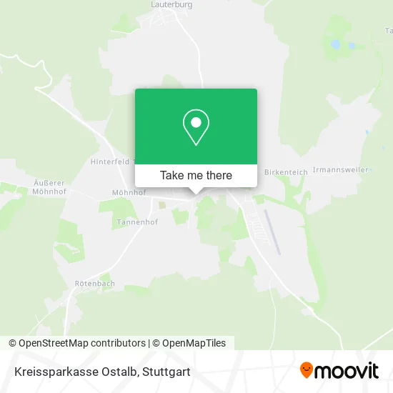 Карта Kreissparkasse Ostalb