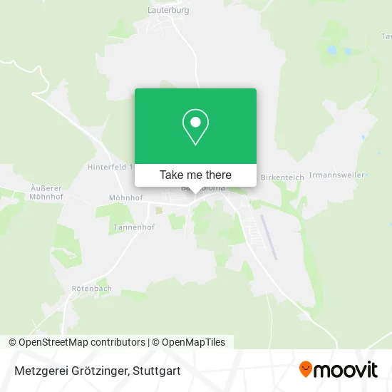 Карта Metzgerei Grötzinger