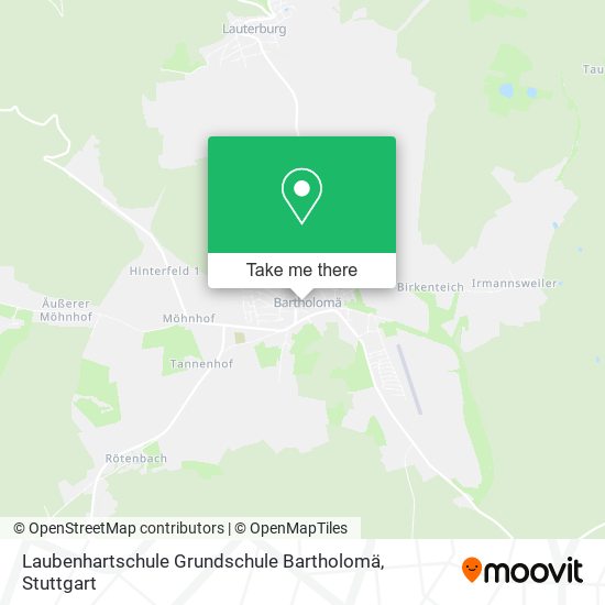 Laubenhartschule Grundschule Bartholomä map