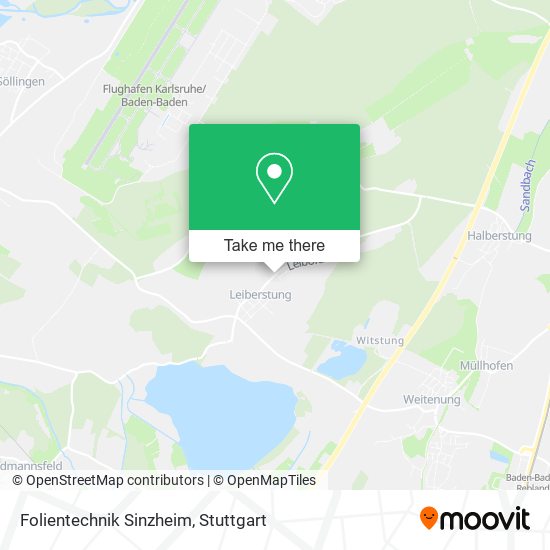 Folientechnik Sinzheim map