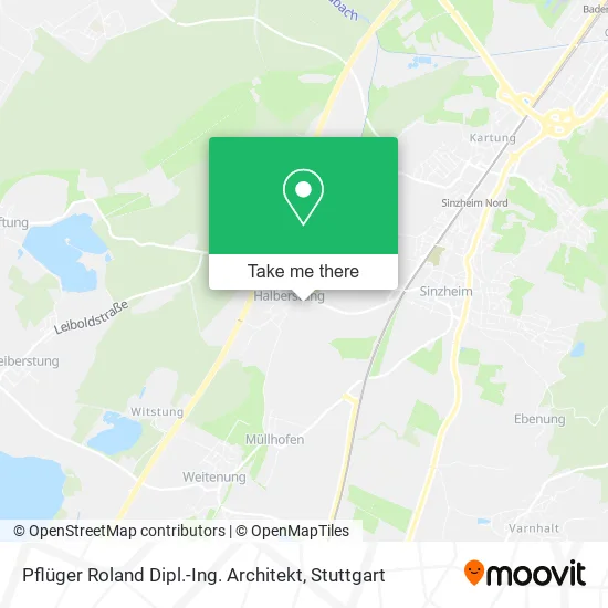 Карта Pflüger Roland Dipl.-Ing. Architekt