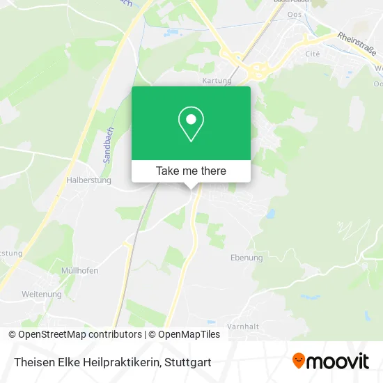 Карта Theisen Elke Heilpraktikerin