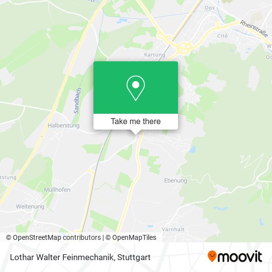 Lothar Walter Feinmechanik map