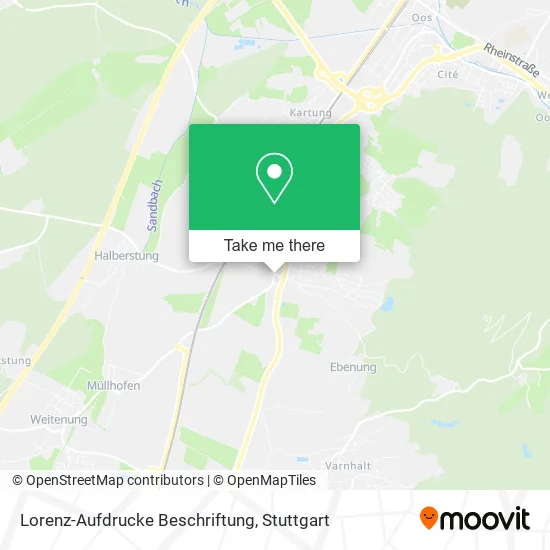 Карта Lorenz-Aufdrucke Beschriftung