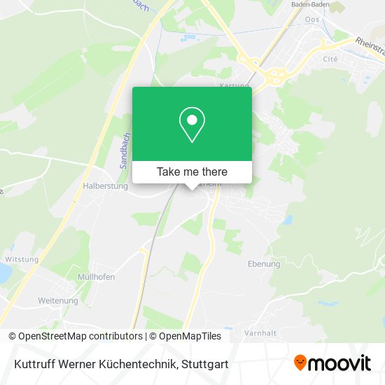 Kuttruff Werner Küchentechnik map