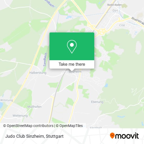 Карта Judo Club Sinzheim