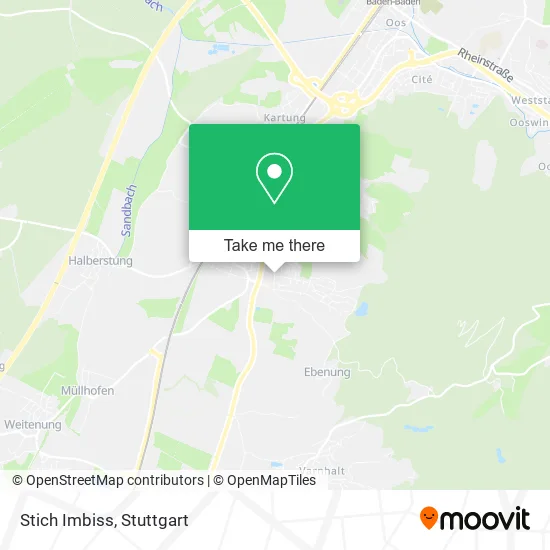 Карта Stich Imbiss