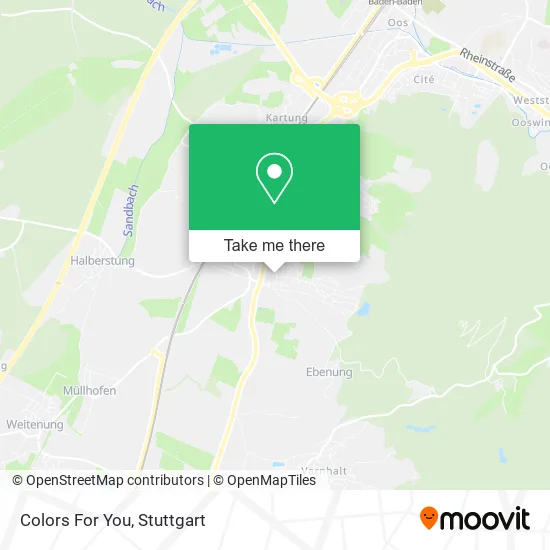 Colors For You map