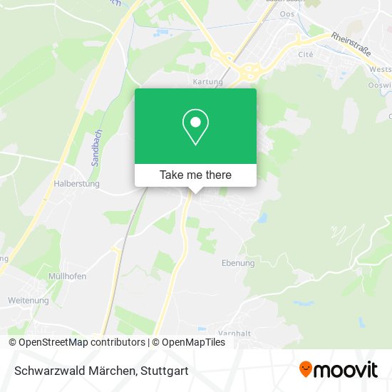 Schwarzwald Märchen map