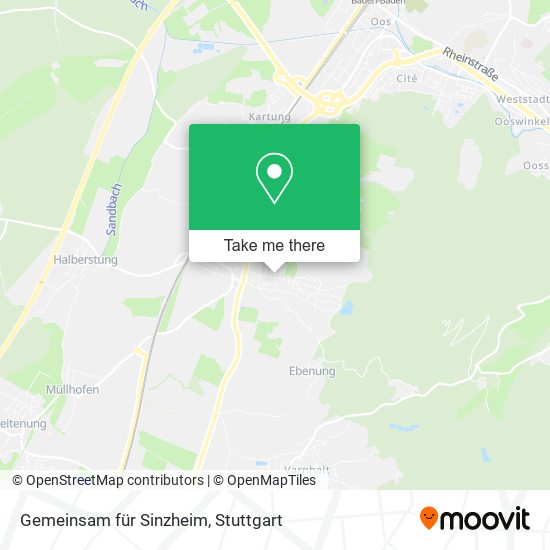 Gemeinsam für Sinzheim map
