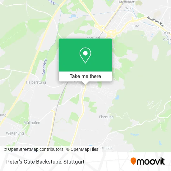 Карта Peter's Gute Backstube