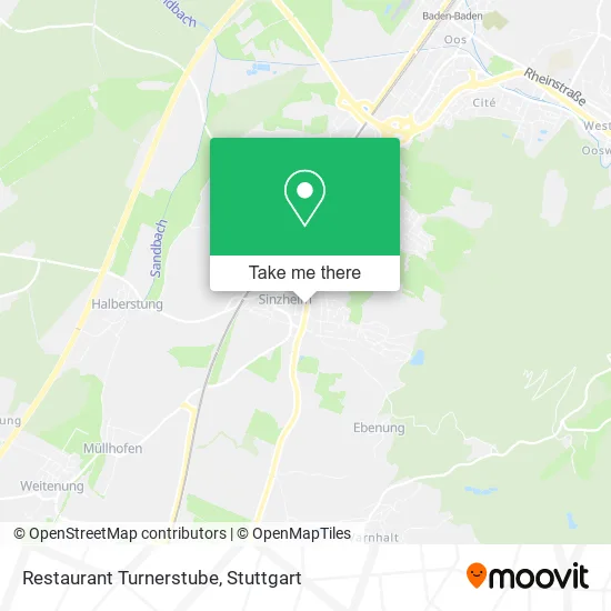 Карта Restaurant Turnerstube