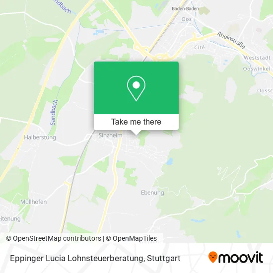 Карта Eppinger Lucia Lohnsteuerberatung