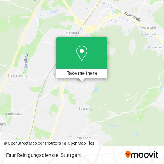 Карта Faur Reinigungsdienste