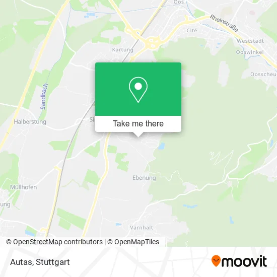 Autas map