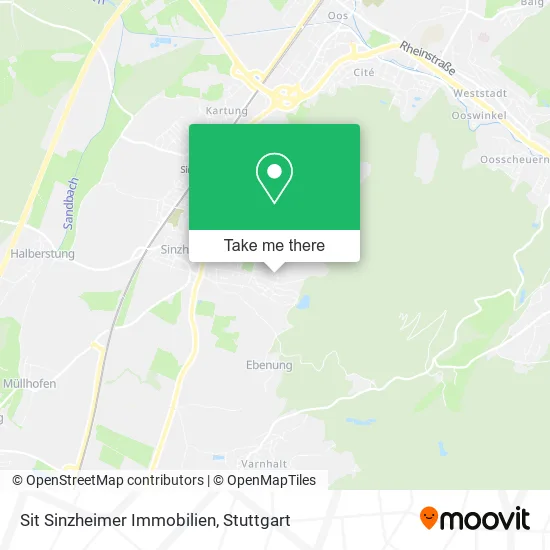Карта Sit Sinzheimer Immobilien