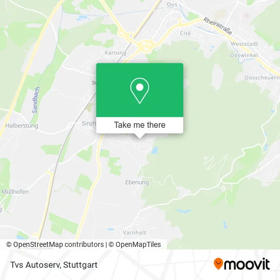 Карта Tvs Autoserv