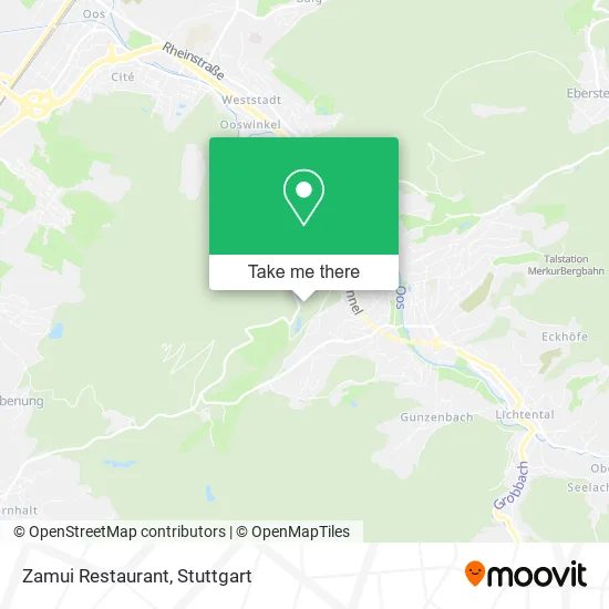 Карта Zamui Restaurant
