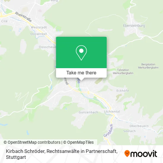 Карта Kirbach Schröder, Rechtsanwälte in Partnerschaft