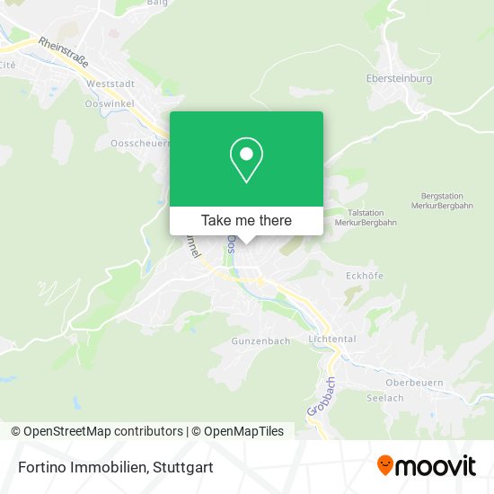 Fortino Immobilien map