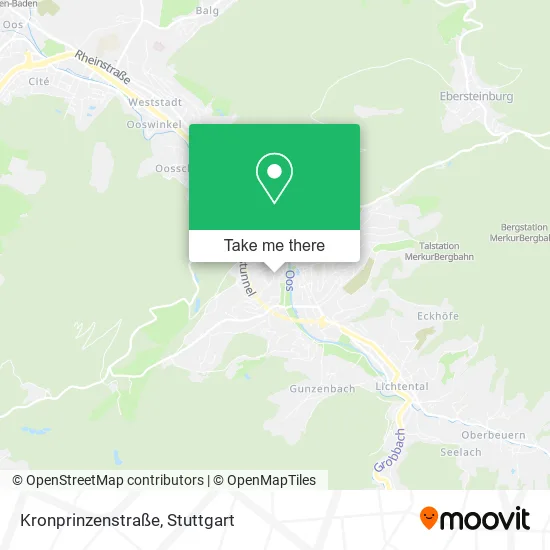 Карта Kronprinzenstraße