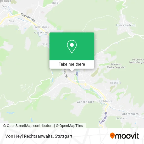 Карта Von Heyl Rechtsanwalts