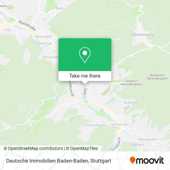 Deutsche Immobilien Baden-Baden map