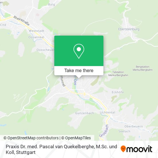 Praxis Dr. med. Pascal van Quekelberghe, M.Sc. und Koll map