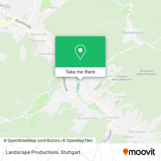 Landscape Productions map