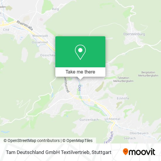 Tam Deutschland GmbH Textilvertrieb map