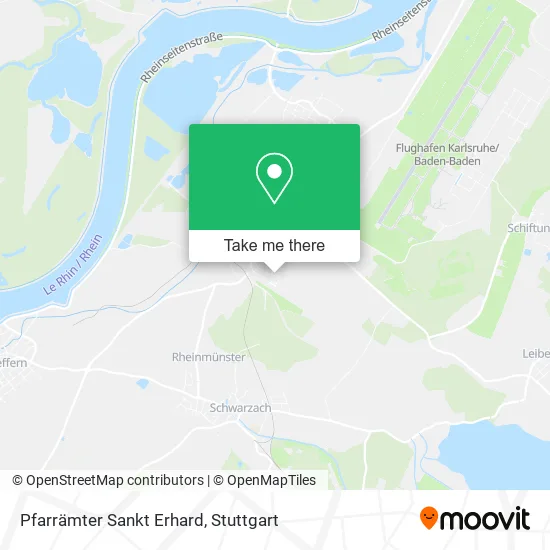 Карта Pfarrämter Sankt Erhard