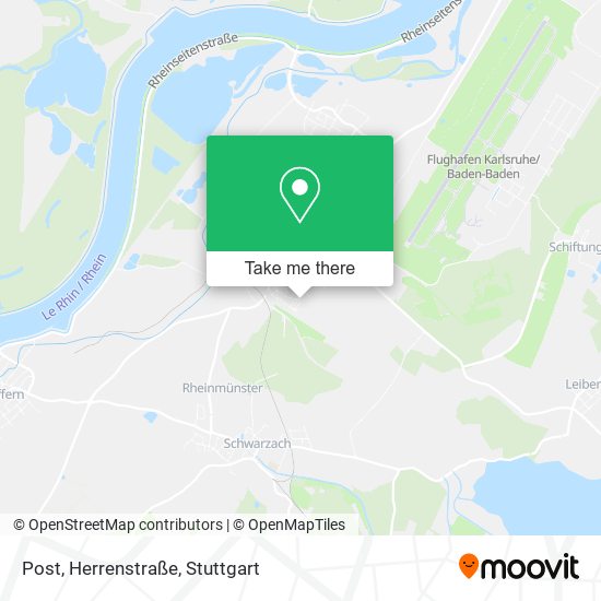Post, Herrenstraße map