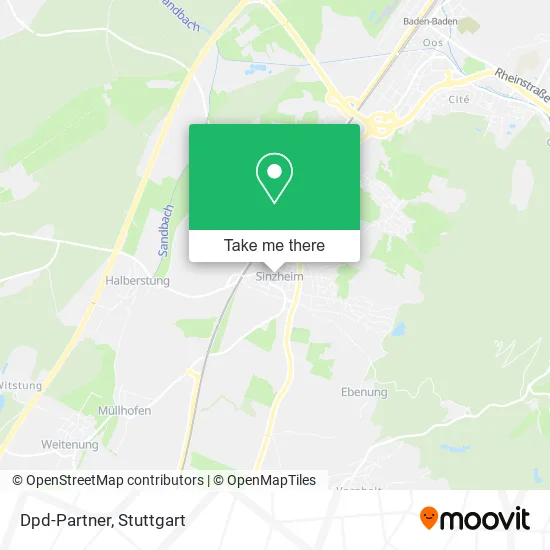 Dpd-Partner map