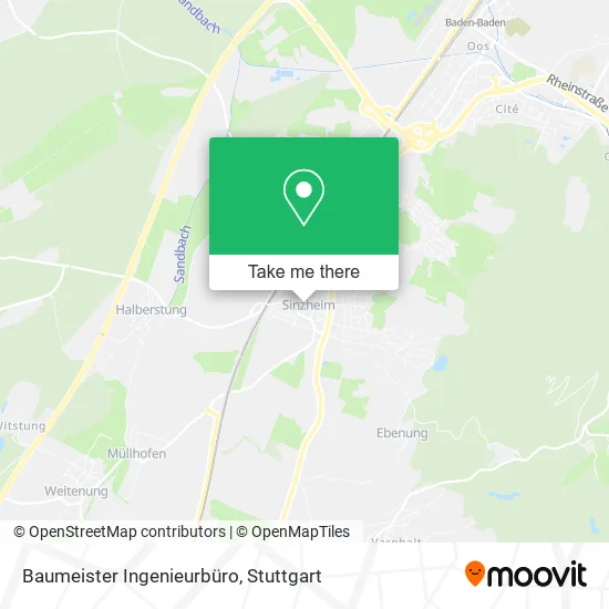 Карта Baumeister Ingenieurbüro