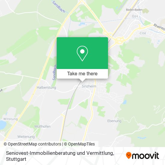 Seniovest-Immobilienberatung und Vermittlung map