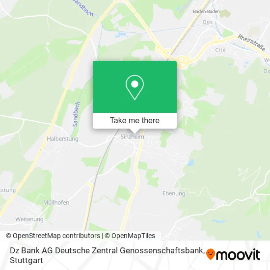 Карта Dz Bank AG Deutsche Zentral Genossenschaftsbank