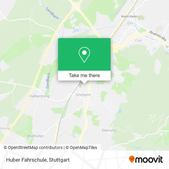 Карта Huber Fahrschule