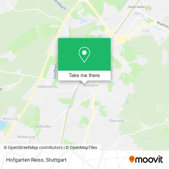 Карта Hofgarten Reiss