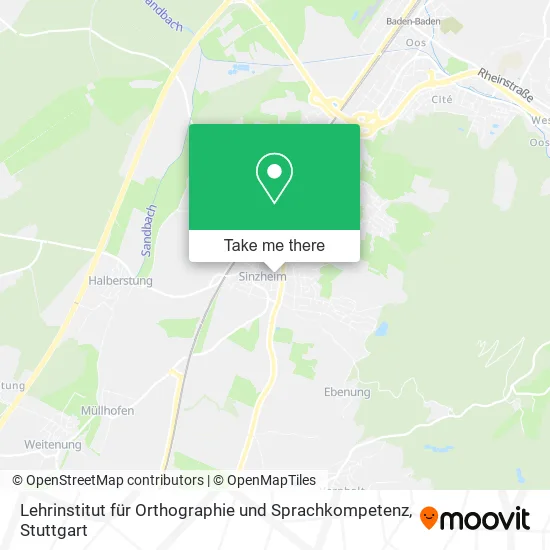Карта Lehrinstitut für Orthographie und Sprachkompetenz