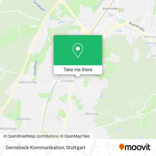 Gernsbeck Kommunikation map