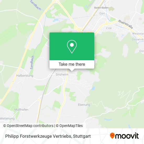 Карта Philipp Forstwerkzeuge Vertriebs