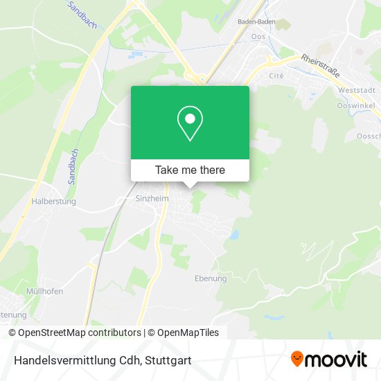 Карта Handelsvermittlung Cdh