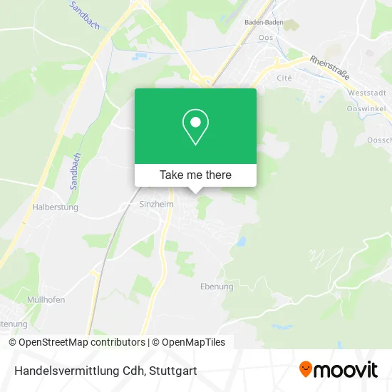 Карта Handelsvermittlung Cdh