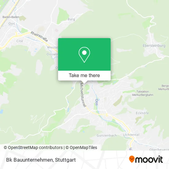 Карта Bk Bauunternehmen