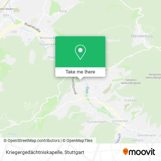 Карта Kriegergedächtniskapelle