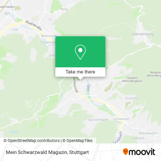 Карта Mein Schwarzwald Magazin