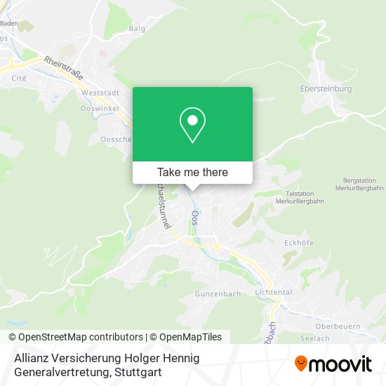 Allianz Versicherung Holger Hennig Generalvertretung map