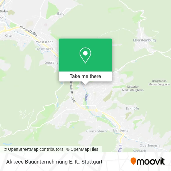 Карта Akkece Bauunternehmung E. K.