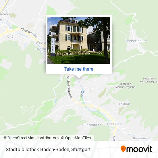 Stadtbibliothek Baden-Baden map
